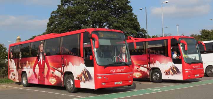 TGM Volvo B9R Plaxton Panther Virgin Atlantic KX61JVP & KX61JVO